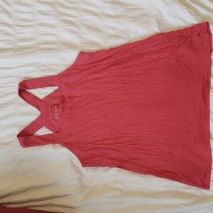 LOFT Pink Racerback Tank Top